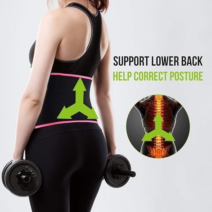 Lose Belly Fat Faster – TRESCA Adjustable Waist Trimmer Belt!